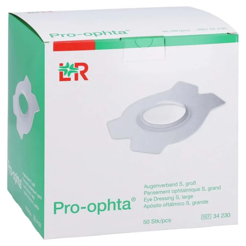 Bandaj ocular Pro-ophta, mărimea S, 50 buc. — preț și oferte