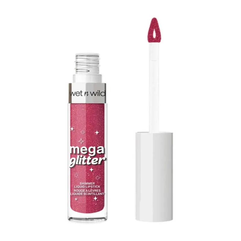 Wet n wild Mega glitter - ruj lichid cu sclipici - ruj lichid - pink future — preț și oferte