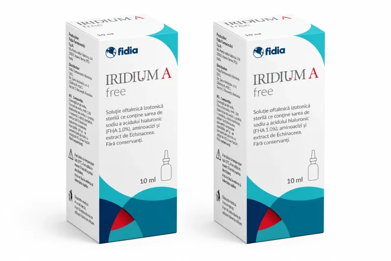 Iridium A Free soluție oftalmică, 2x10 ml, BioSoft Italia BIOSOOFT — preț și oferte