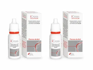 iCross Picături Lubrifiante pentru Ochi, 2x8 ml, Off Italia
