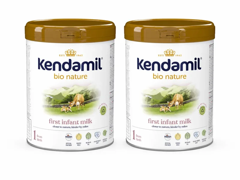 Formulă pentru sugari Kendamil Bio Nature 1, de la naștere, 2x800 g, Kendal — preț și oferte