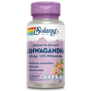 Solaray Ashawagandha 60 capsule — preț și oferte