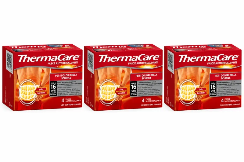 Thermacare 3x4 benzi autoîncălzitoare pentru durerile de spate — preț și oferte