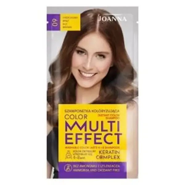 Sampon nuantator cu keratina Multi Effect Color 09 Cafeniu nuca, Joanna | 35 g — preț și oferte