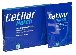 Cetilar Plasturi de unică folosință pentru dureri articulare și musculare - 5 bucăți