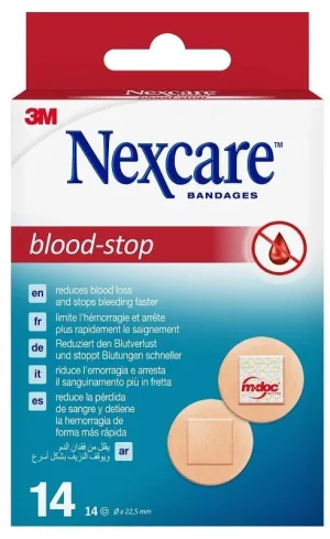 NEXCARE BLOOD STOP SPOTS22 14P