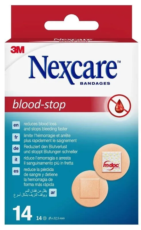 NEXCARE BLOOD STOP SPOTS22 14P — preț și oferte