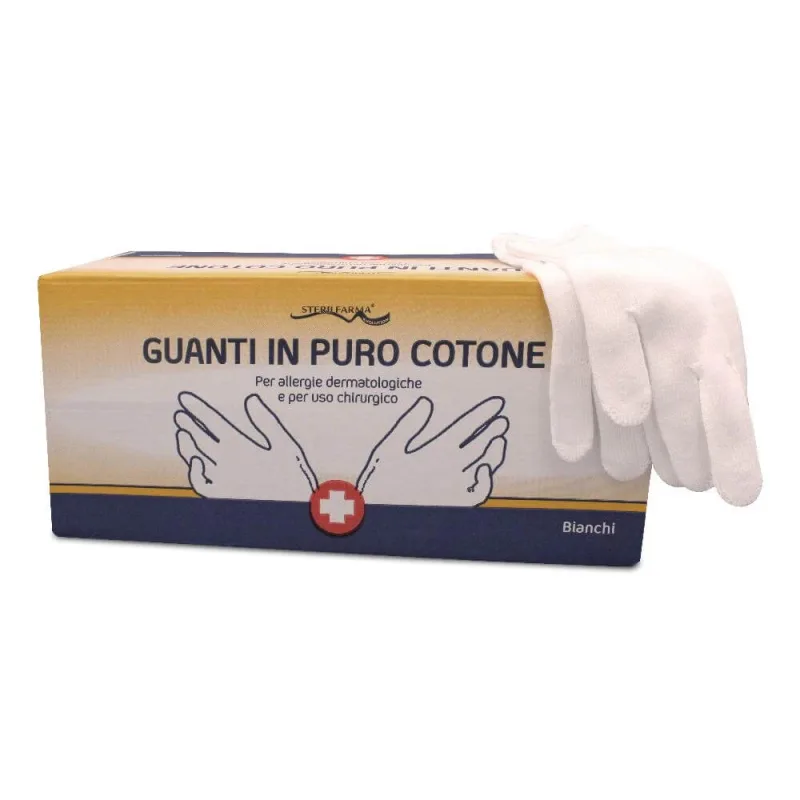 Mănuși Cot.White m.7,5 STERIL — preț și oferte