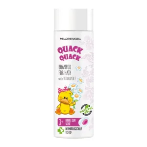 Sampon pentru copii cu vitamina F +3 ani, QUACK QUACK, Rubella | 200 ml