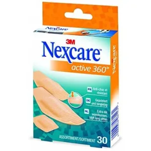 Plasturi asortați NexCare Active 360° 3M 30 bucăți