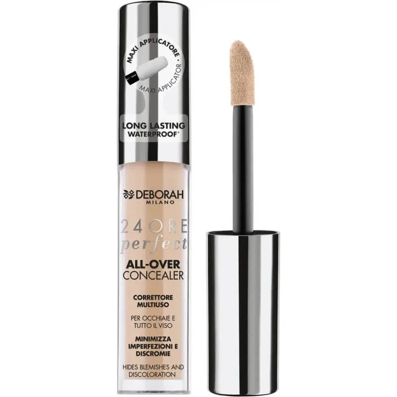 Deborah 24ore perfect all-over concealer – corector fluid nr. 02 bej — preț și oferte