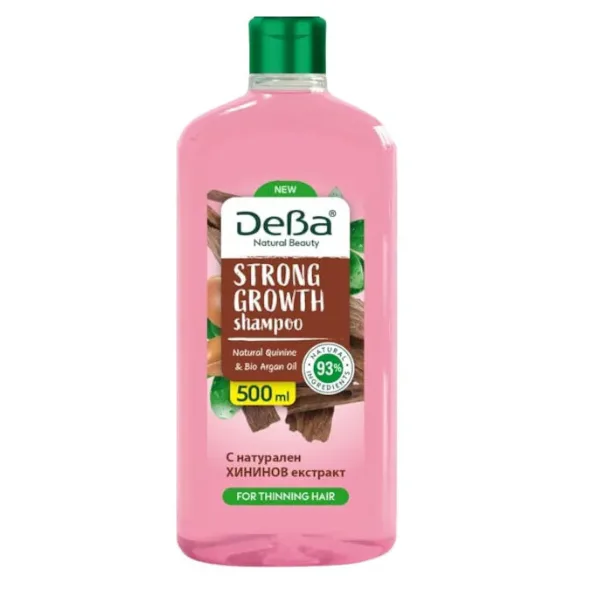 Sampon pentru cresterea parului DEBA NATURAL BEAUTY cu extract natural de Chinina si Argan Bio, Rubella | 500 ml RUBELLA INFINITY — preț și oferte