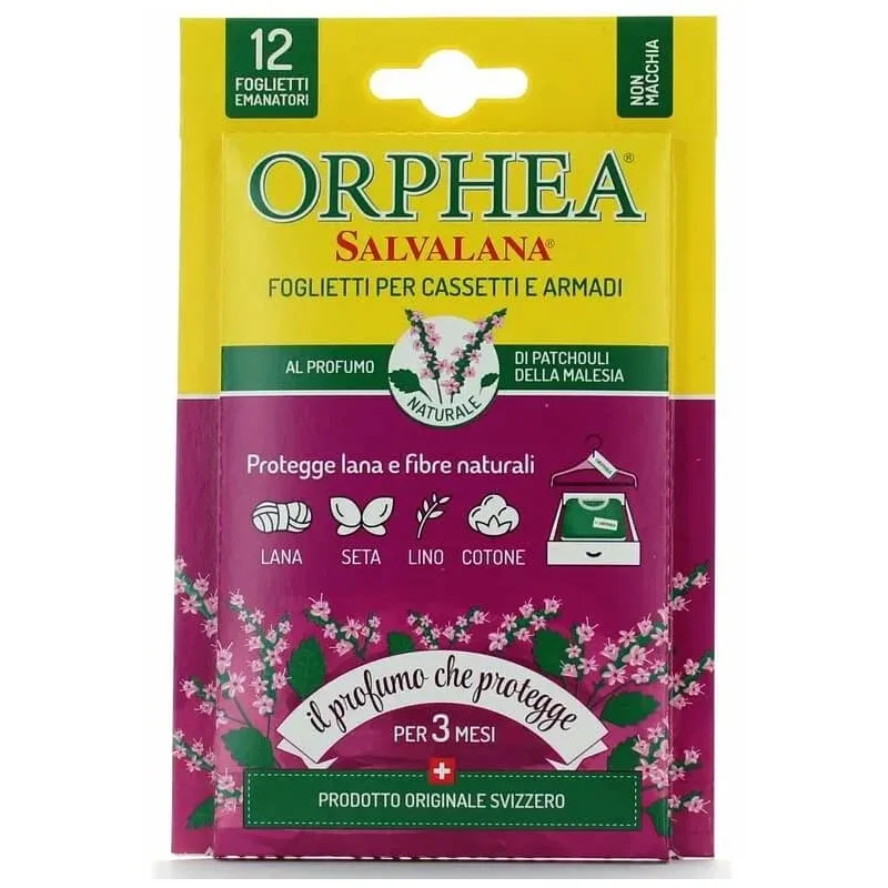 Orphea Salvalana - 12 foi pentru sertare și dulapuri — preț și oferte