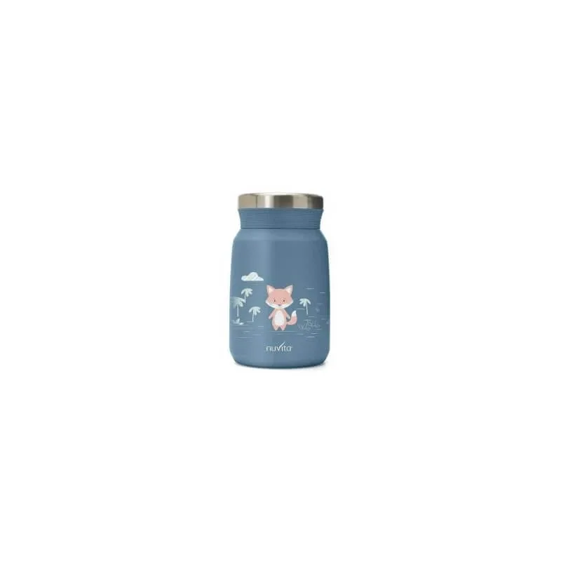 Nuvita Thermos – recipient din oțel inoxidabil pentru alimente calde și reci, albastru pudră, 500 ml — preț și oferte