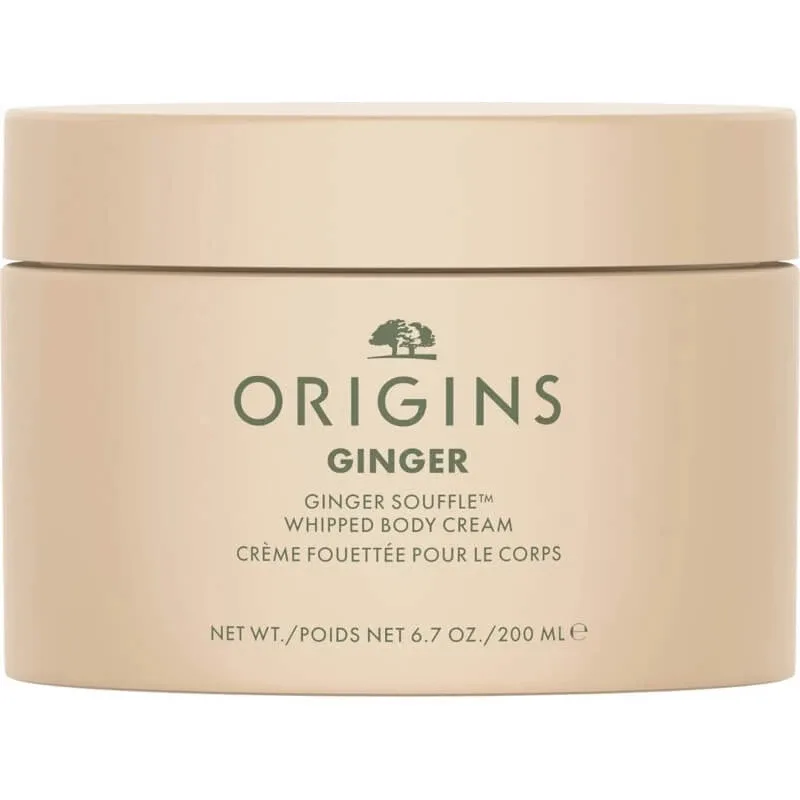 Origins Ginger souffle whipped body cream – cremă de corp cu textură aerată 200 ml — preț și oferte