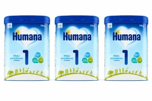 Humana 1, lapte pentru sugari de la naștere, 3x750 g