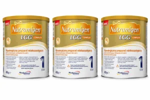 Nutramigen 1 LGG Formulă completă, hipoalergenică, de la naștere, 3x400 g, Mead Johnson