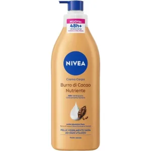 Nivea unt de cacao hrănitor – cremă de corp pentru pielea uscată, 400 ml