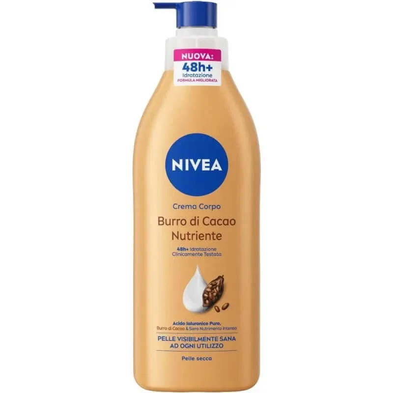 Nivea unt de cacao hrănitor – cremă de corp pentru pielea uscată, 400 ml — preț și oferte