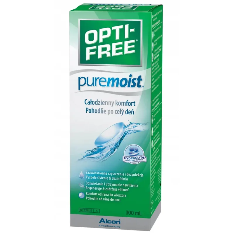 Soluție pentru lentile Opti-Free Pure Moist, 300 ml — preț și oferte