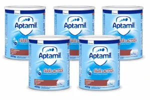 Formulă de lapte de început Fără Lactoză, 5x400 g, Aptamil