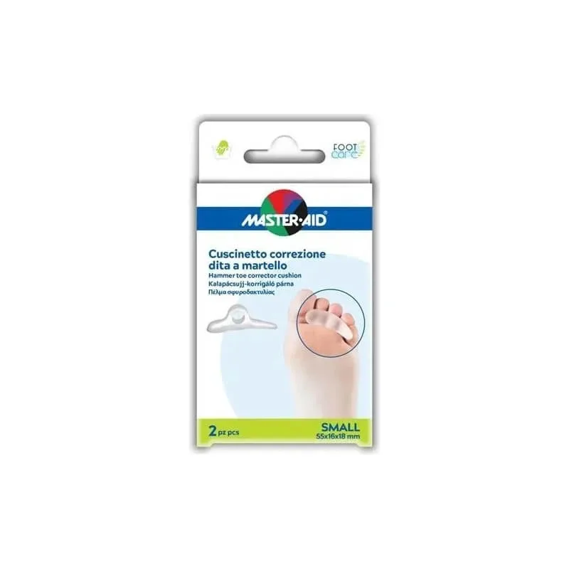 Master Aid Footcare – 2 pernuțe pentru corectarea degetelor în ciocan – mărimea S — preț și oferte