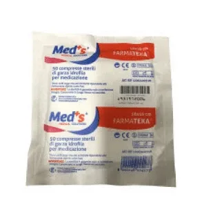 tifon compresat steril hidrofil Meds Farmatexa 12/8 10x10cm 50 bucăți