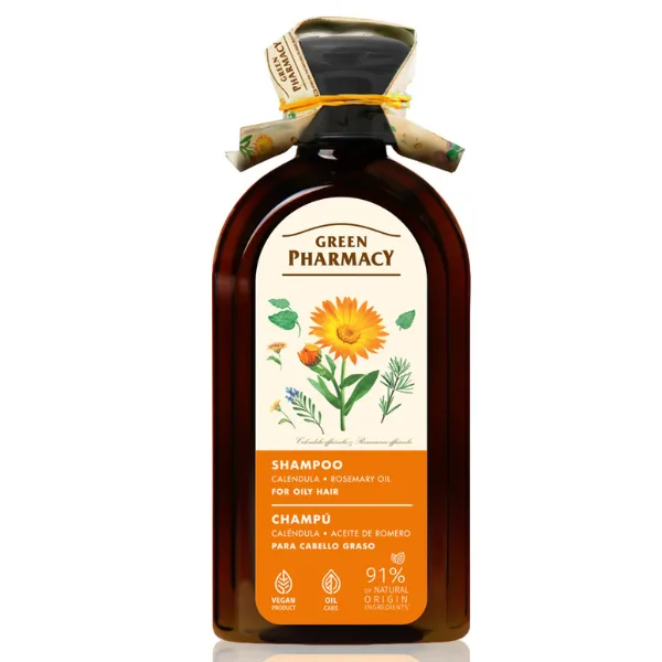 Sampon pentru par normal si gres cu Extract de Galbenele, Green Pharmacy | 350 ml GREEN PHARMACY INFINITY — preț și oferte