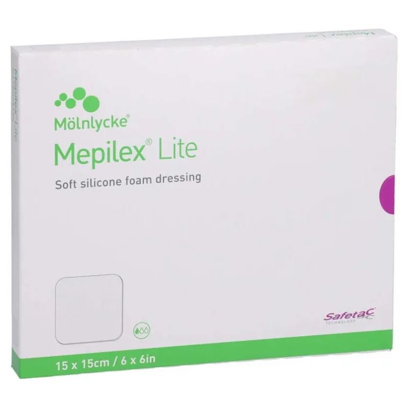 Pansament din spumă Mepilex Lite 15x15 cm ster 5 buc — preț și oferte