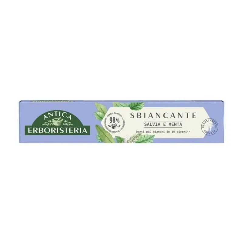 Magazinul tradițional de plante medicinale „Salvia e menta” – pastă de dinți albitoare 75 ml — preț și oferte