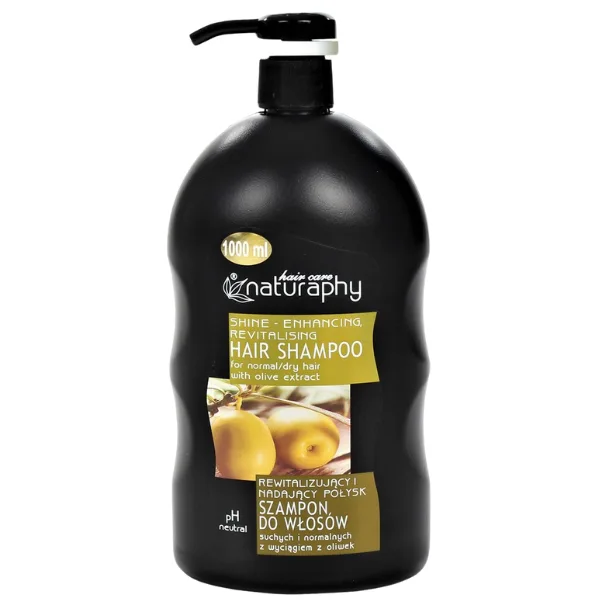 Sampon pentru par normal si uscat cu extract de Masline Naturaphy, Blux | 1L BLUX COSMETICS INFINITY — preț și oferte