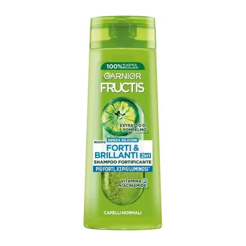 Garnier Fructis Fort &amp; Brilliant 2 în 1 – șampon fortifiant 250 ml — preț și oferte