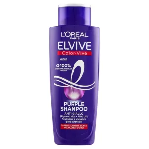 Elvive Color-vive purple - șampon anti-galben pentru păr blond, gri și decolorat, 200 ml
