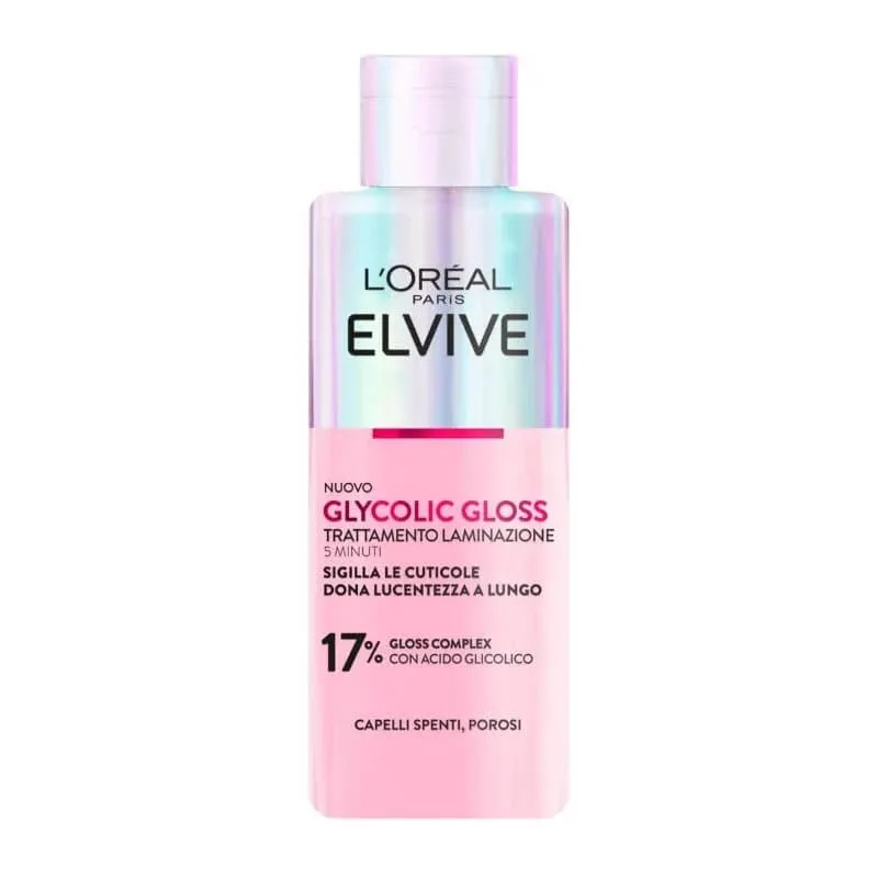 Elvive Glycolic Gloss – tratament de laminare în 5 minute pentru părul lipsit de strălucire, 200 ml — preț și oferte