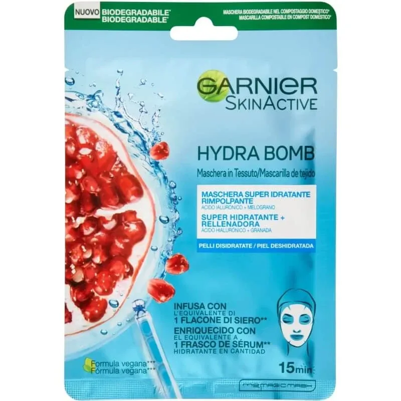 Garnier Skinactive Hydra Bomb – mască din țesătură superhidratantă și energizantă — preț și oferte