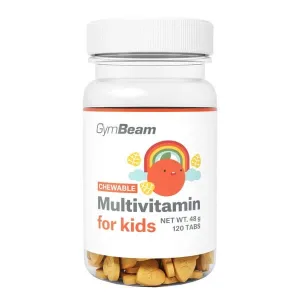 GymBeam Multivitamine pentru copii supt, tablete, 120 buc.