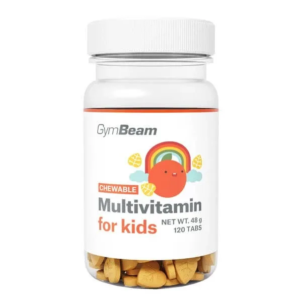 GymBeam Multivitamine pentru copii supt, tablete, 120 buc. — preț și oferte