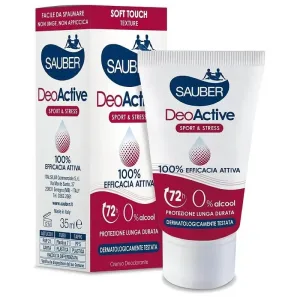 Sauber deoactive sprot &amp; stress - deodorant sub formă de cremă 35 ml
