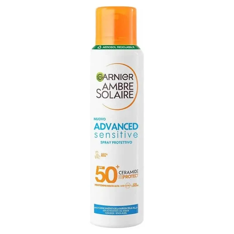 Garnier Ambre Solaire Advanced Sensitive SPF 50+ - spray de protecție solară 150 ml — preț și oferte