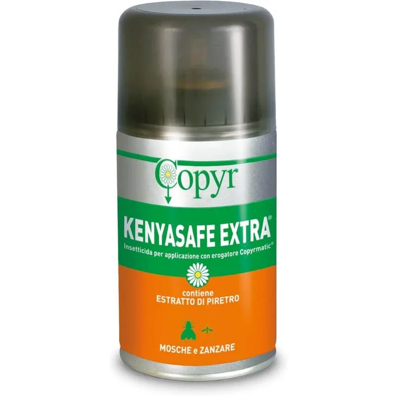Copyr Kenyasafe extra – insecticid împotriva țânțarilor, muștelor și insectelor zburătoare, 1 butelie de 250 ml — preț și oferte