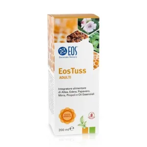 Eostuss pentru adulți, cu aromă de portocală, 200 ml – supliment alimentar pentru căile respiratorii