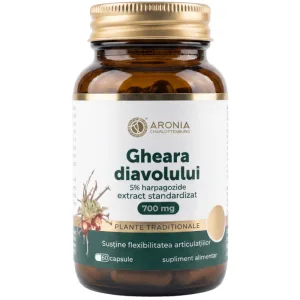 Gheara Diavolului 700 mg — 60 capsule cu extract concentrat din rădăcina plantei, pentru susținerea articulațiilor, mobilității și flexibilității | Plante Tradiționale