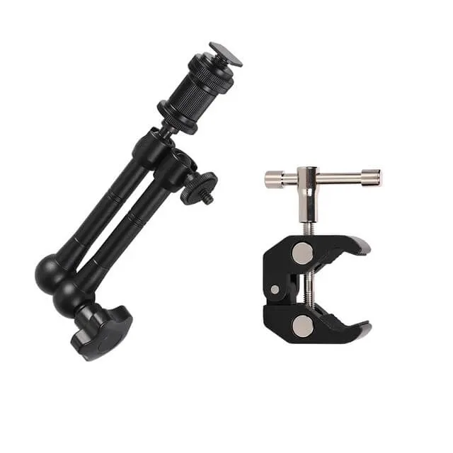 Suport clip-on pentru aparat foto, cameră video, microfon — preț și oferte