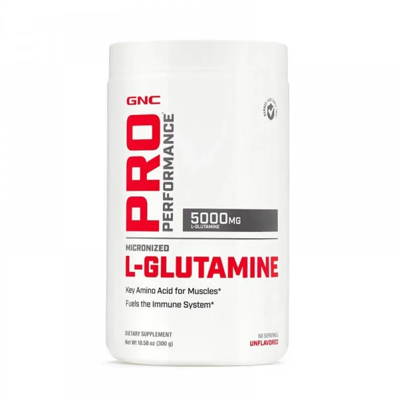 Gnc Pro Performance Micronized L-glutamine 5000 Mg, L-glutamina Micronizata Pudra Fara Aroma, 300 G — preț și oferte
