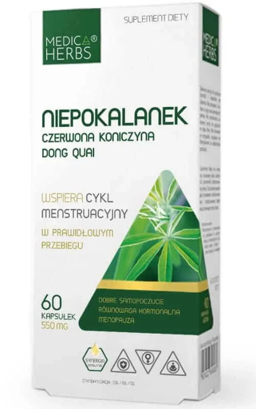 Immaculate, trifoi roșu, Dong Quai 60 capsule Medica Herbs — preț și oferte