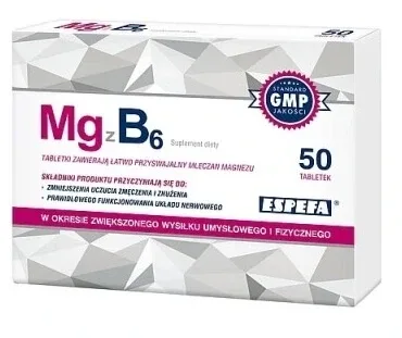 Espefa Mg cu B6, 50 comprimate — preț și oferte