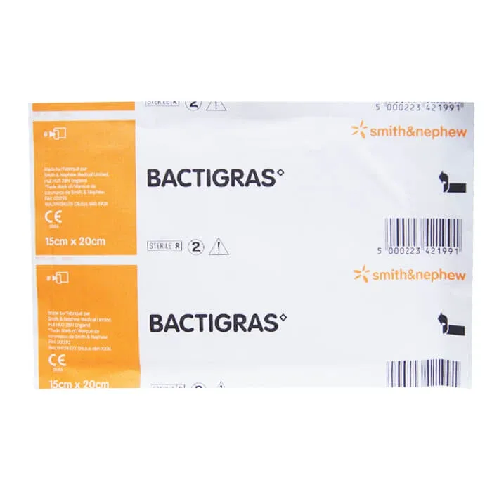 Bactigras, pansament din ceară de parafină, steril, 15 cm x 20 cm, 1 buc — preț și oferte