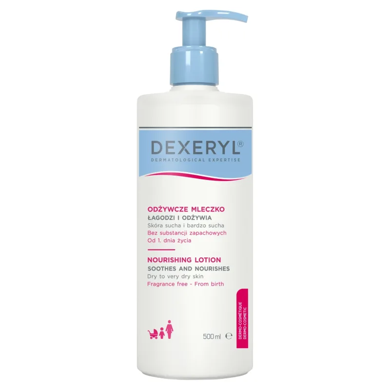 Dexeryl, lapte de corp hrănitor, 500 ml — preț și oferte
