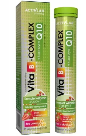 ActivLab Pharma Vita B-Complex + Coenzima Q10, 20 comprimate efervescente