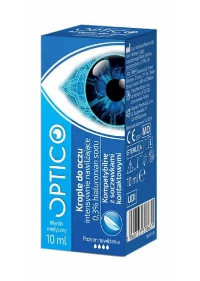 Picături pentru ochi cu hidratare intensivă Optico, 10 ml Starpharma — preț și oferte